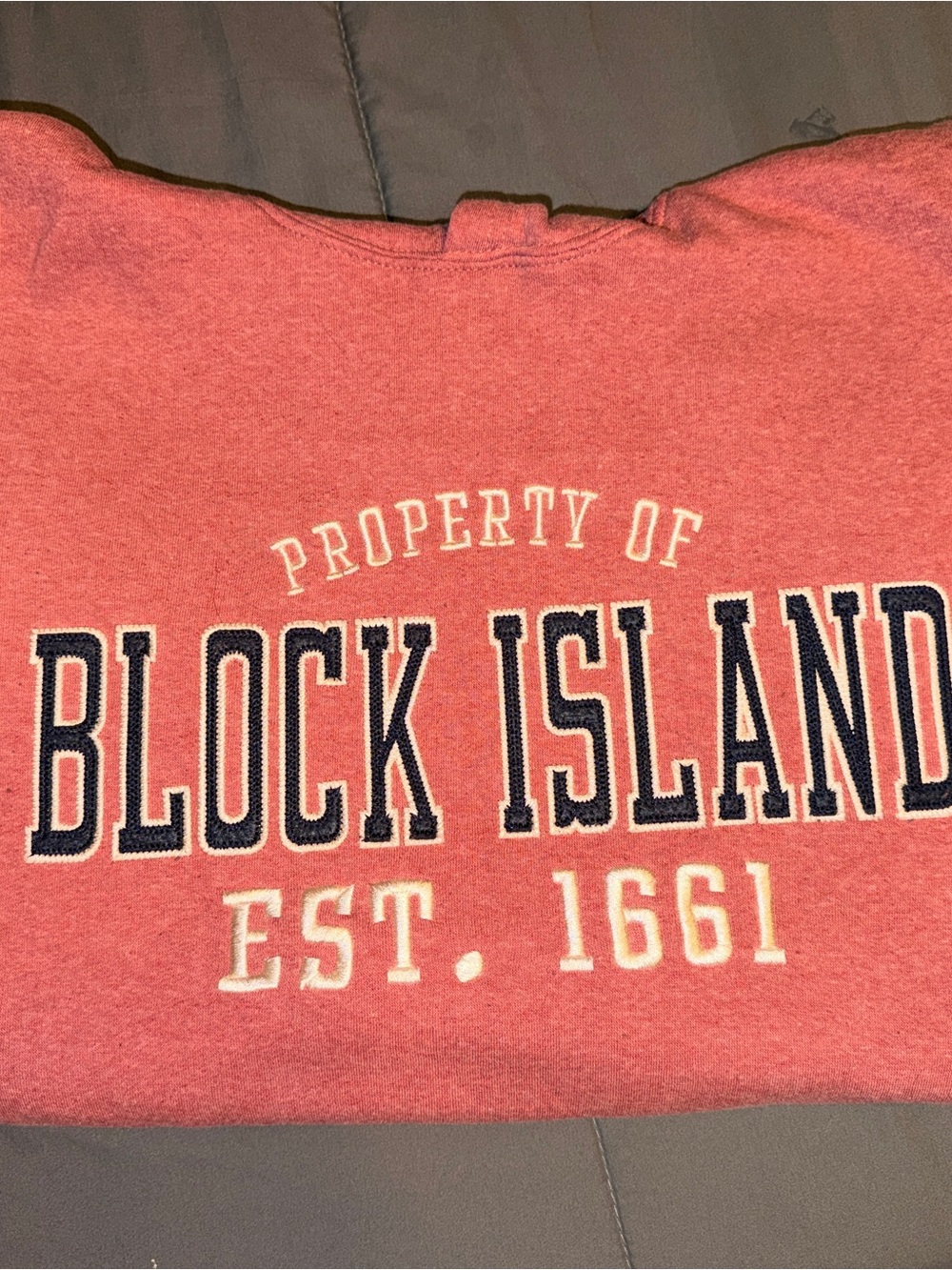 Block Island Pink Crewneck Sweater